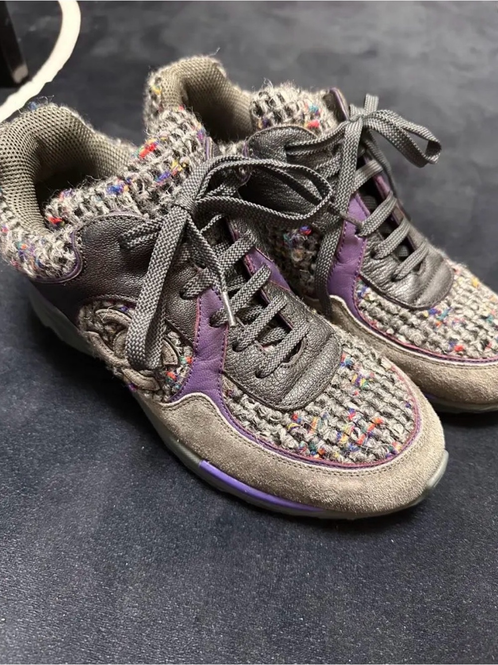 Chanel 2010 Tweed Sneakers